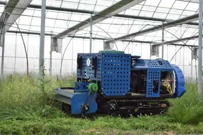 2023 nuovo robot da frutteto senza equipaggio agricolo UGV RC Sprayer Lawn Falciatrice