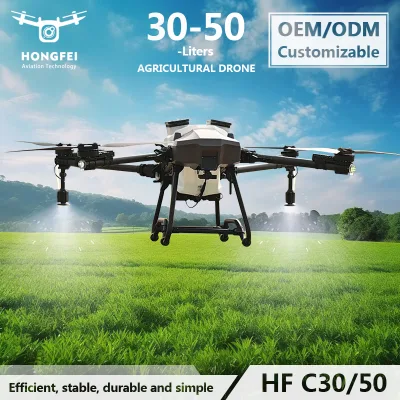 Irroratrice per alberi da frutta per agricoltura UAV da 30 l e 50 l con tempo di volo lungo Fumigazione Drone di spruzzatura di Dron Crop Farm pesticida agricolo per Famiglia