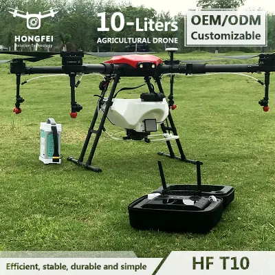 10 kg Precio De Dron PARA Fumigar 10L potente pieghevole agricolo UAV 4-Axis Farm Crop Equipment Agriculture RC Drone per irrorazione Pesticidi