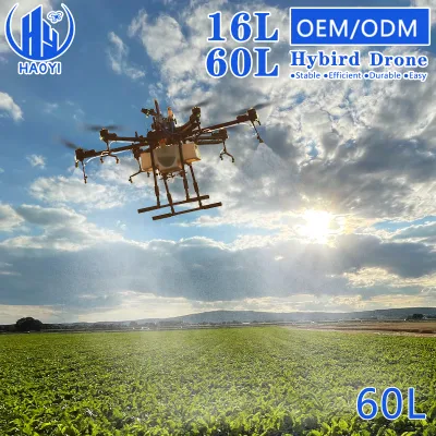  Droni ibridi oleoelettrici 16L 60L per uso agricolo drone agricolo per impianto Protezione