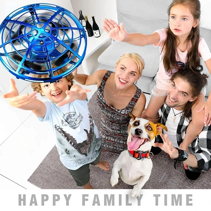 Hand Operated Mini Drone Easy Flying Hands Free UFO Helicopter Indoor Outdoor Ball Drone