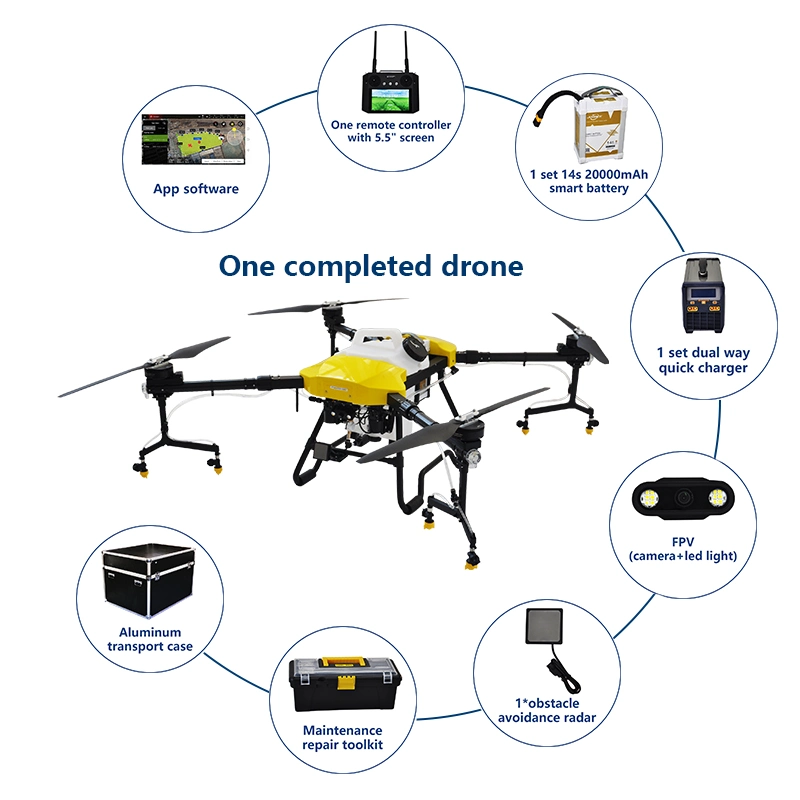 Dual Spray System 16kg Payload Drone for Precision Agriculture Purpose