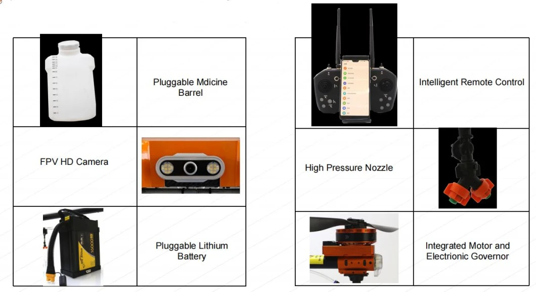 Fertilizer Spraying Drone Sprayer Fertilizer Spreader Drone Organic Fertilizer Machine Uav