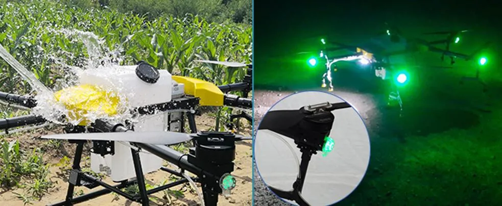 Agricultural Drone Supplier 10/16/30/40 Liter Payload Agro GPS/Rtk Crop Spray Drones Rice Fumigar Agriculture Spraying Uav Sprayer Drone