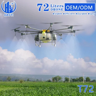 72L Сельскохозяйственная опрыскивание дрон Опрыскиватель для орошения