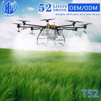  Производство 52-литровый интеллектуальный пульт дистанционного управления Сельскохозяйственный опрыскиватель Farm Sprayer UAV 60 кг Полезная нагрузка дрон Agro Сельскохозяйственная Фумигация дрон