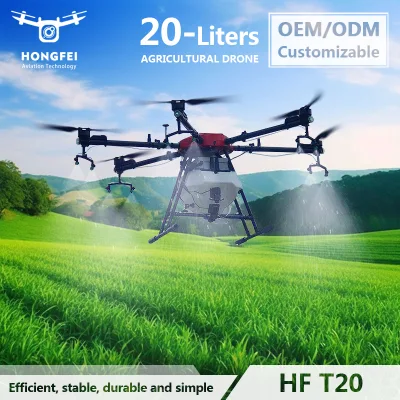 Высокозатратный высокопроизводительный водонепроницаемый сельскохозяйственный дрон UAV 20L Agricultural Spray Drone