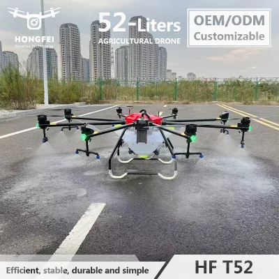Калибровка в реальном времени Drone технологии в сельском хозяйстве 52 л Оборудование для сельскохозяйственной техники Опрыскивание удобрений на ферме с помощью дрона