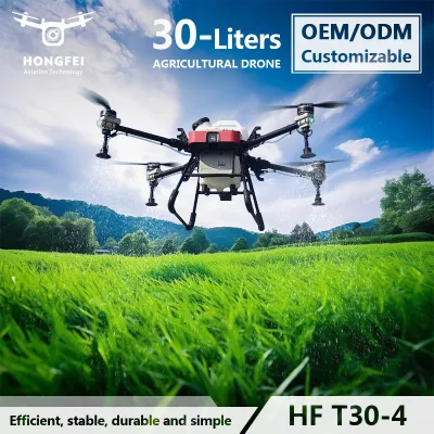 Профессиональный производитель дрона разбрасывателя риса 30L Agriculture Autonomous Crop Дрон дрон UAV Сельскохозяйственный цитрус Опрыскиватель дрон