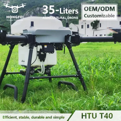  Быстрая зарядка прецизионный сельскохозяйственный UAV Dron PARA Fumigar 35L съемный Фумигационный машинный сельскохозяйственный дрон для распыления удобрений и пестицидов