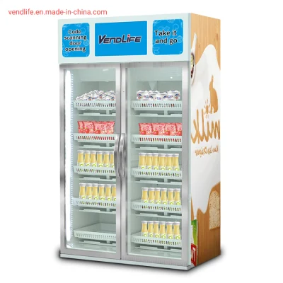 Китай завод медицинских продуктов растительного происхождения фруктов Vendlife Автомат Isupermarket система охлаждения