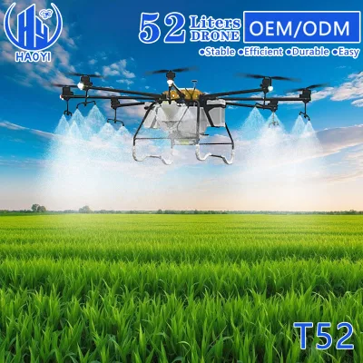 Тяжелый полезный груз Fumigador Сельскохозяйственный опрыскиватель Dron 52 литров Agro Farming Дрон для ирригации