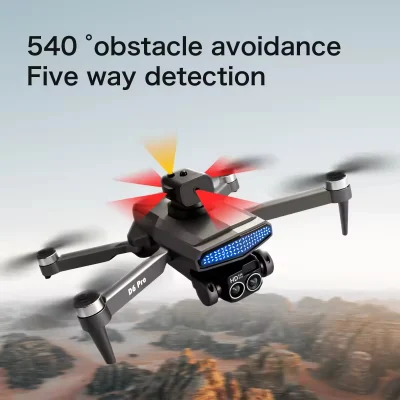 Складные дроны с дистанционным управлением 4K HD, две камеры, предотвращение препятствий Дрон Optical Flow Remote Control Quadcopter