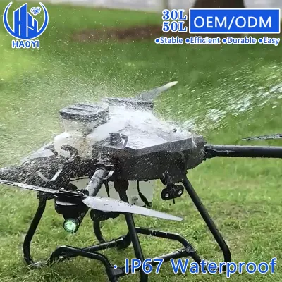 Сельское хозяйство Drone китайских компаний Dron Agricola распыления химических пестицидов, инсектицидов беспилотных самолетов PARA Fumigar Бла опрыскивателя водой Drone 30L 50L