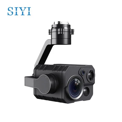 Четырехсветовая приставка Siyi Zt30 4K AI 180 Hybrid с широкоугольным зумом Лазерная камера с функцией термической визуализации высокого разрешения