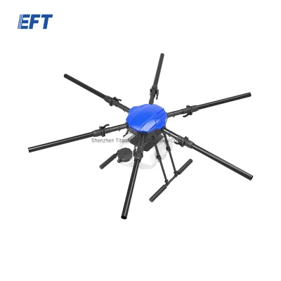 Новые Eft E420 p 4-Axis 20L/20кг сельскохозяйственного опрыскивания Drone рамы 1462мм колесная база Multi-Rotor большие нагрузки X9 плюс 14s 22000mAh