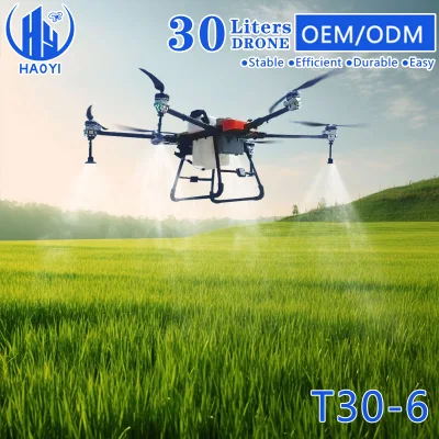 30L Dron Agricola большой полезной нагрузки для фермы большой дальности Электрическое сельское хозяйство RC Пестицид сельскохозяйственное распыление дрон опрыскиватель с FPV Камера