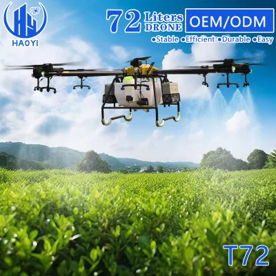 72lt самая большая полезная нагрузка Agro Pulverizador Agricola Sprayer Farmer Crop Cultivos Опрыскивание пестицидов Сельскохозяйственный дрон для земледелия
