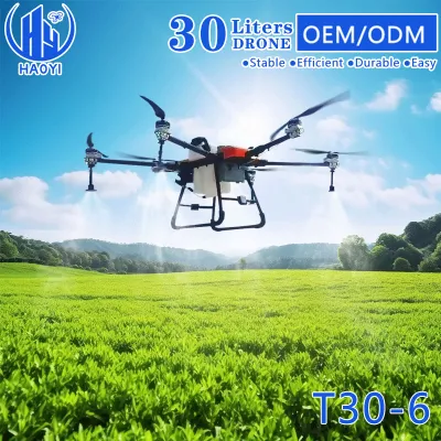 Изготовлен в Китае 40 кг Полезная нагрузка посев авиационный алюминиевый каркас устойчив Электрический летающий опрыскиватель для сельскохозяйственных полетов мощностью 30 л RC GPS Drone Цена с дистанционным управлением
