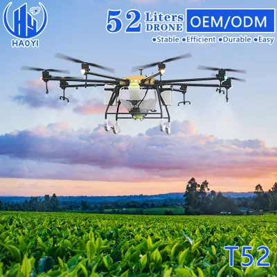Крупнодиапазонная сельскохозяйственная фумигационная дрона 52 л, сельскохозяйственный опрыскиватель 60 кг для Цена продажи