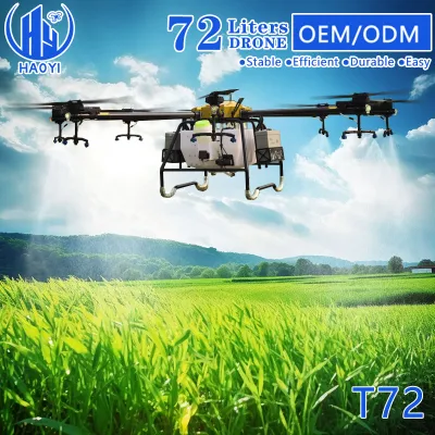Сделано в Китае большой полезной нагрузки Агро Бла Agricola 75кг Dron Fumig больших бла 72 л сельского хозяйства Drone опрыскивания для выращивания сельскохозяйственных культур