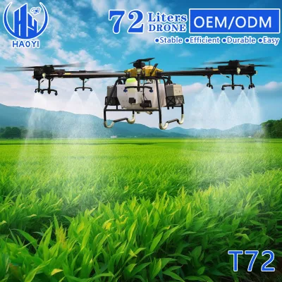 72L пульт дистанционного управления GPS беспилотных самолетов борьба с вредителями сельскохозяйственных Fumigate Drone для плодовых деревьев опрыскивание Ochard Агро Drone разбрасывания