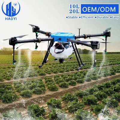 Опрыскиватель сельскохозяйственных культур 10L 20L Dron UAV Citrus Sprayer Agricola Pesticide химикаты распыление Agri Fumigation Agricultural Drone Цена для Сельскохозяйственный спрей