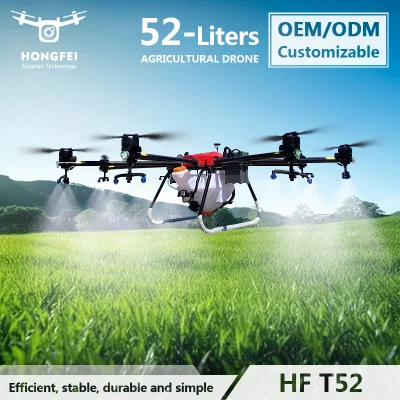 52 л Agricola Pesticide Crop опрыскивание сельскохозяйственных машин дроны Pulverizadores UAV 60 кг Полезная нагрузка удобрения семенной спрей Dron PARA Fumigar RC Сельское хозяйство Дрон