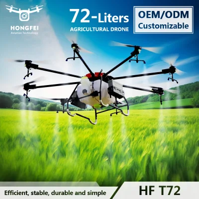 Экономичность Цена дрона для сельского хозяйства 72L Precision Agricultural Опрыскивание УПЛА Профессиональный ферм Разбрызгиватель растений дрон
