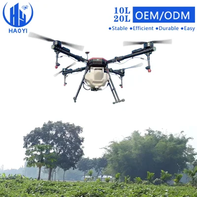 Запуск дрона для опрыскивания бизнес-класса 10 20 л дальнего радиуса действия Автономное GPS Сельское опрыскивание Drone Цена для продажи с испанским Многоязычный пульт ДУ