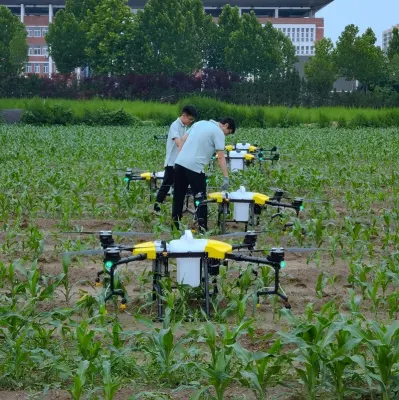 Дрон Joyance Large Payload UAV Sprayer Drone Agriculture с ПРИЛОЖЕНИЕМ Automatic Летающий интеллектуальный опрыскиватель пестициды разбрасывание гранул-удобрений аналогично DJI Дроны Agras