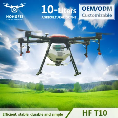  Опрыскиватель для сельскохозяйственных целей объемом 10 л UAV для опрыскивания складных дронов объемом 10 л. ПРОФЕССИОНАЛЬНЫЙ дрон для риса