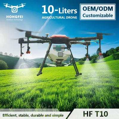 Высококачественное сельскохозяйственное опрыскивание T10 UAV Venta De Druners PARA Дрон Fumigar 10L Agri Agro Citrus Sprayer оснащен бесщеточным Двигатель для сельского хозяйства