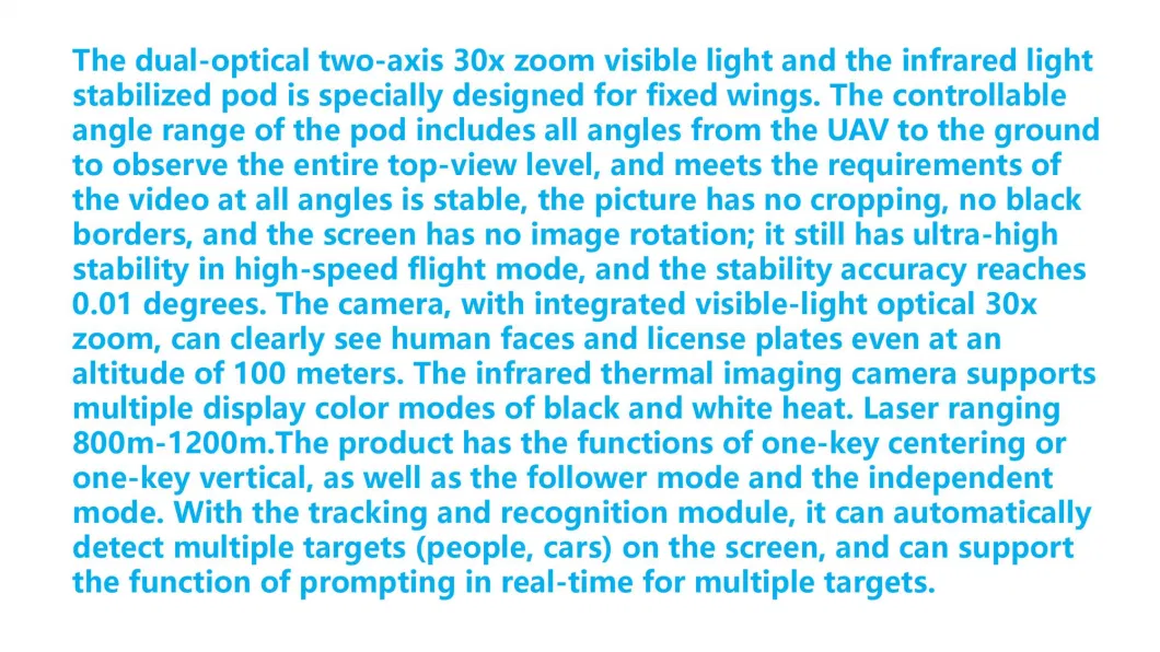 Heavy Duty Long Endurance Long Range 300km Uav Drone