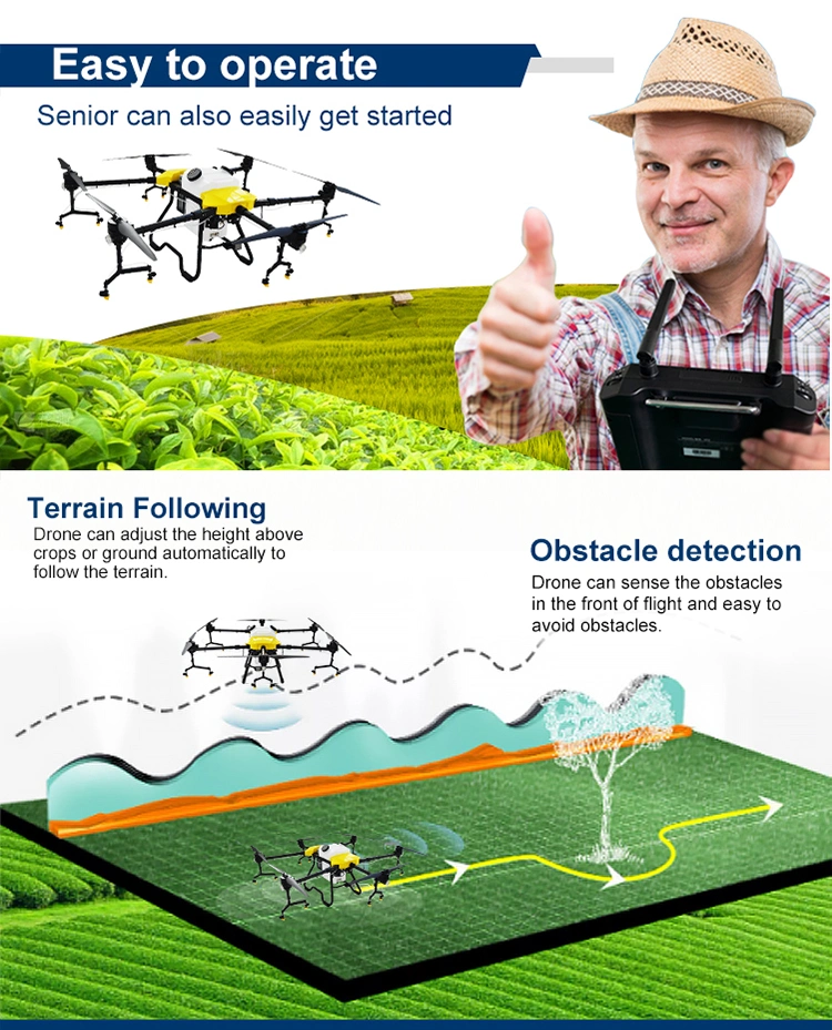 30lt Autonomous Drone Agriculture, Commercial Drone Used in Farming for Agriculture Made in China