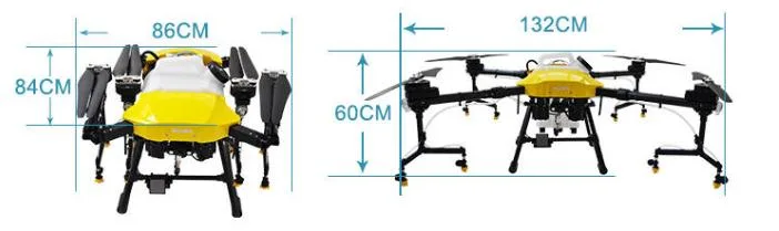 Fumigation Machine Uav Agricultural Drone 4 Motors Heavy Lifting Precision Flying Agriculture Drone Spraying Fertilizer and Pesticides