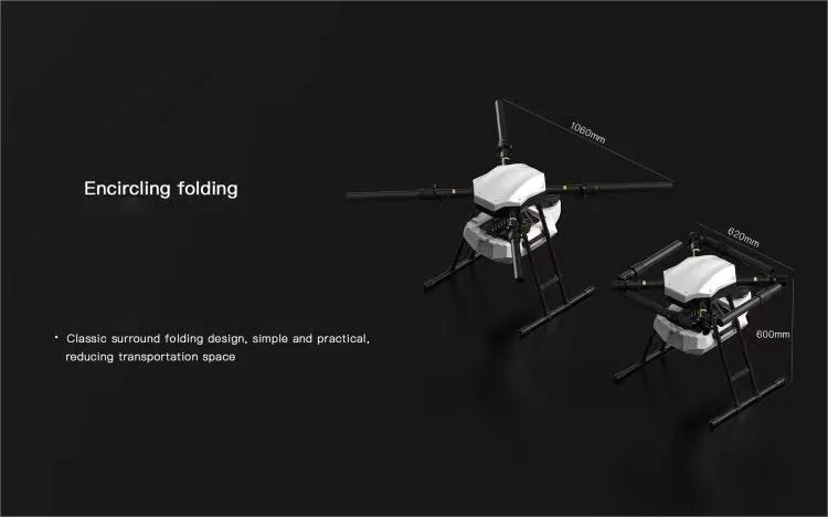 10L Payload Pesticides Spraying Uav G410 Farm Drone Sprayer Agricultural Drone