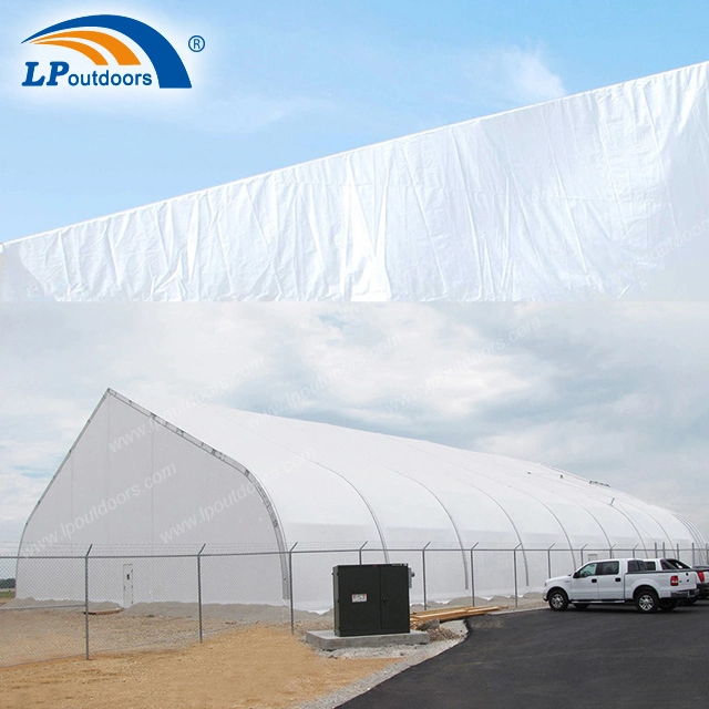 New Design Customized Outdoor Curved Warehouse Tent for Helicopter