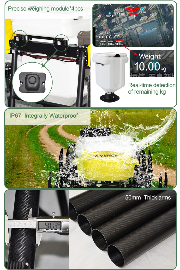 30liter Crop Fumigation Dron Spraying Pesticide Fertilizer Price with Camera for Colombia/Mexico/Peru/Chilie/Brazil