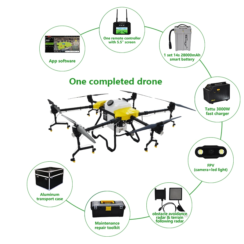 Joyance Jt30L-606 T30 Big Payload Agricultural Sprayer Drones Made in China Manufacturer