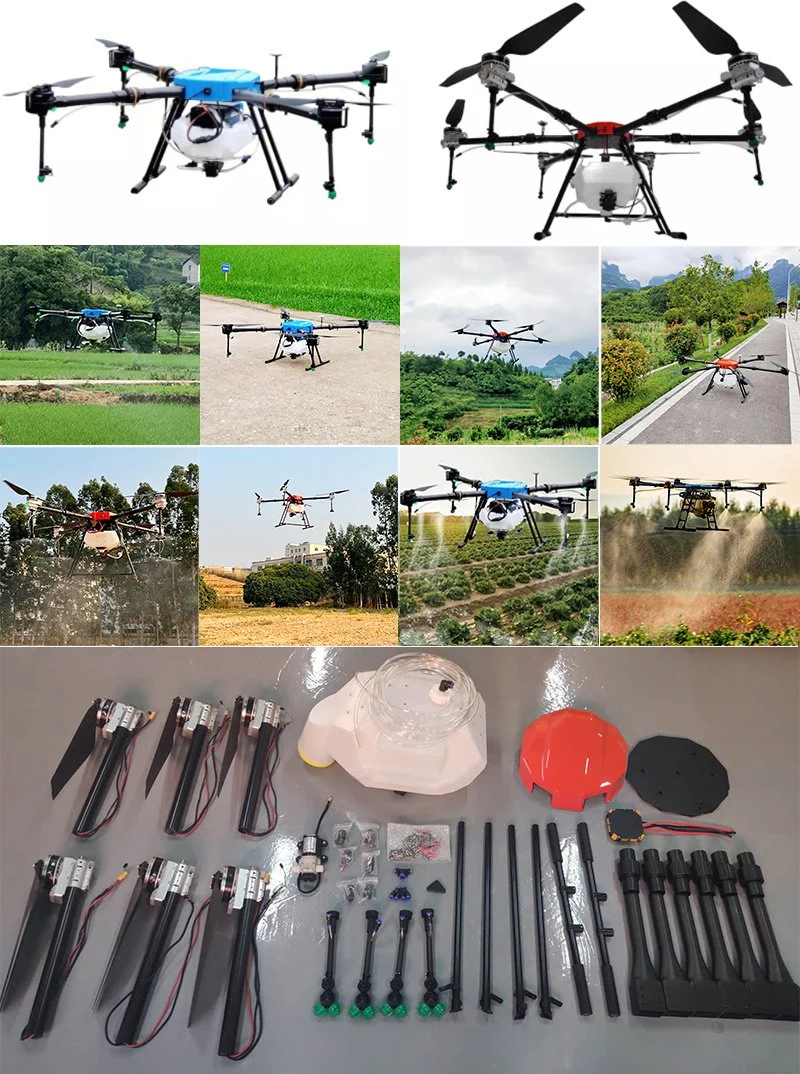 Small Capacity Drone Sterilization Disinfection Irrigation Agriculture Drone Machine for Pulverizador Pesticides Crop Spraying with Fpv Camera