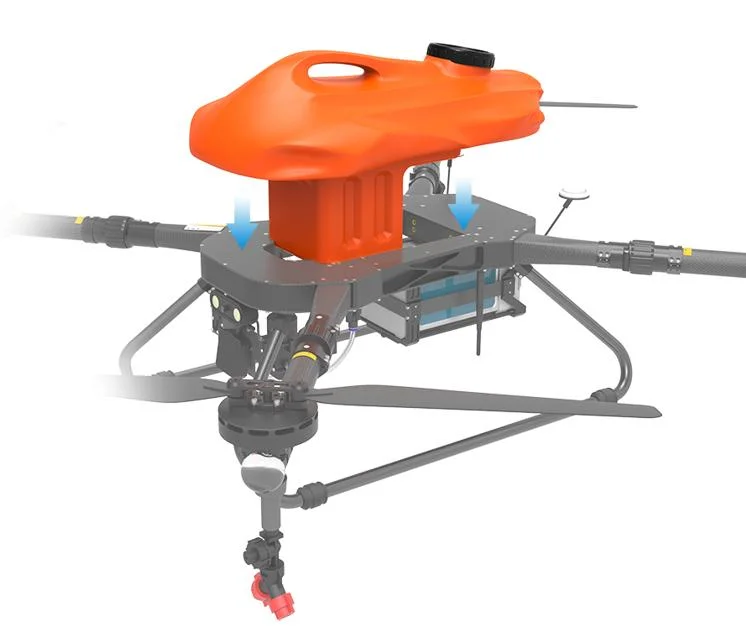 Drone Spraying Agricultural Sprayer Drone for Herbicides Spraying