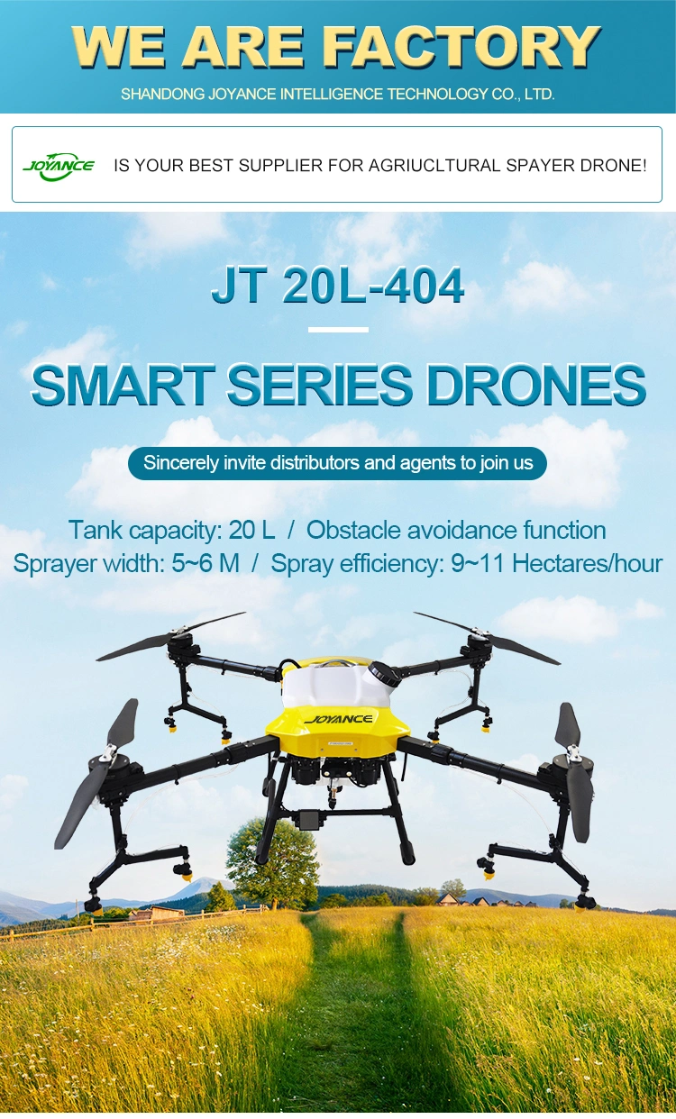 Joyance 10L/16L/20L/30L/40L/50L Fertilizer Spreading Drone OEM Fumigation Uav Agricultural Pesticide Sprayer Drone