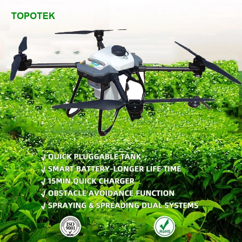 Agricultural Sprayer Fumigation Uav H12 Remote Controller 4 Axis 20L Drone