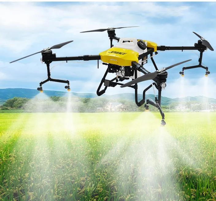 Fumigation Machine Uav Agricultural Drone 4 Motors Heavy Lifting Precision Flying Agriculture Drone Spraying Fertilizer and Pesticides