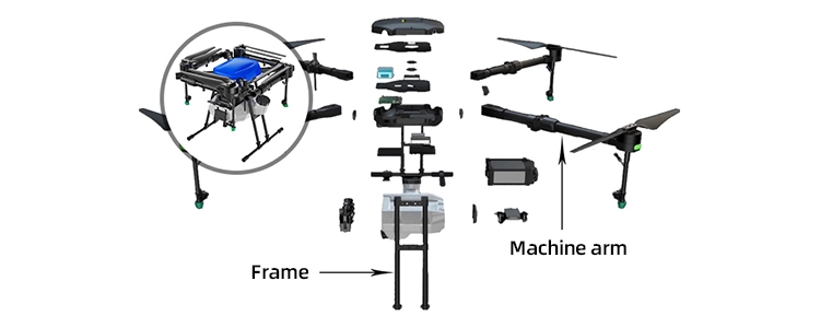 High Tech 35 Liter Agriculture Drone Sprayer Reliablemultifunction Camera Autonomous Obstacle Avoidance Uav Smart Portable Agricultural Spraying Drone for Sale