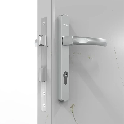 Keyless Entry Door Lock Handle Mag Locks Aluminum