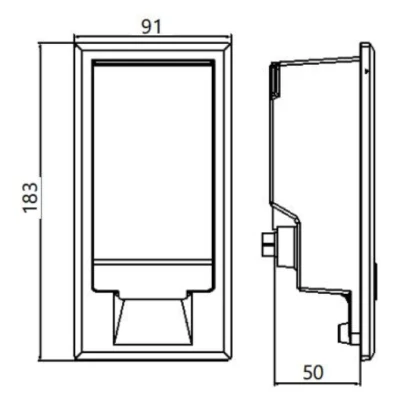 IoT Management Solution Safe Keyless Smart Control Door Finger Print Lock for Outside Distribution Box Best