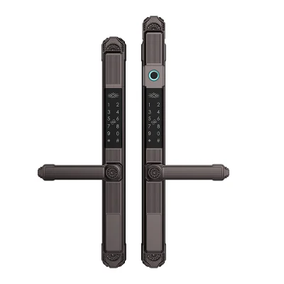 Tuya Waterproof Smart Door Lock Double Sides Unlocking Fingerprint Door Lock Digital Lock for Smart Home Gate Metal Door Aluminum Sliding Door Swing Door
