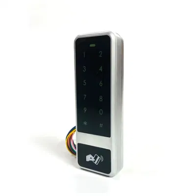  Standalone Management Card Metal Shell Touch Screen RFID Door Access Control Keypad with 1 Reader